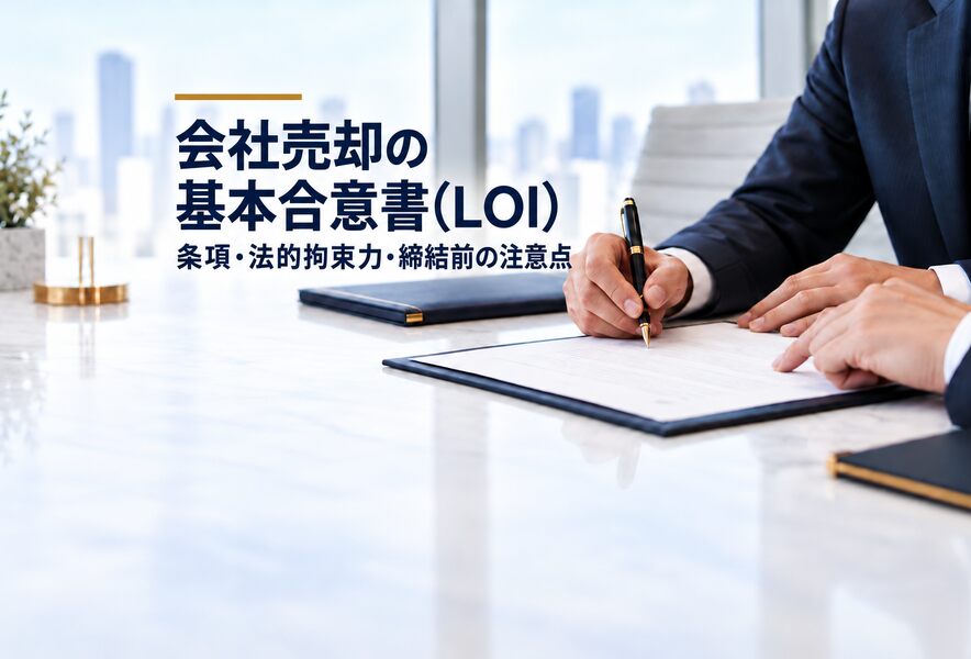 会社売却の基本合意書（LOI）—条項・法的拘束力・締結前の注意点