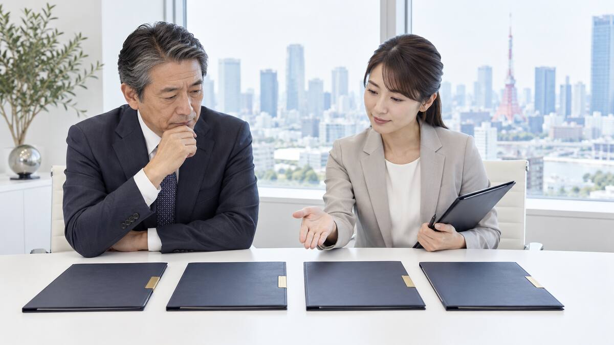 東京都の事業承継支援助成金A・B・C・Dタイプを比較する経営者と専門家