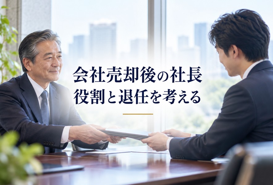 会社売却後の経営者の役割｜続投・引継ぎ・退任