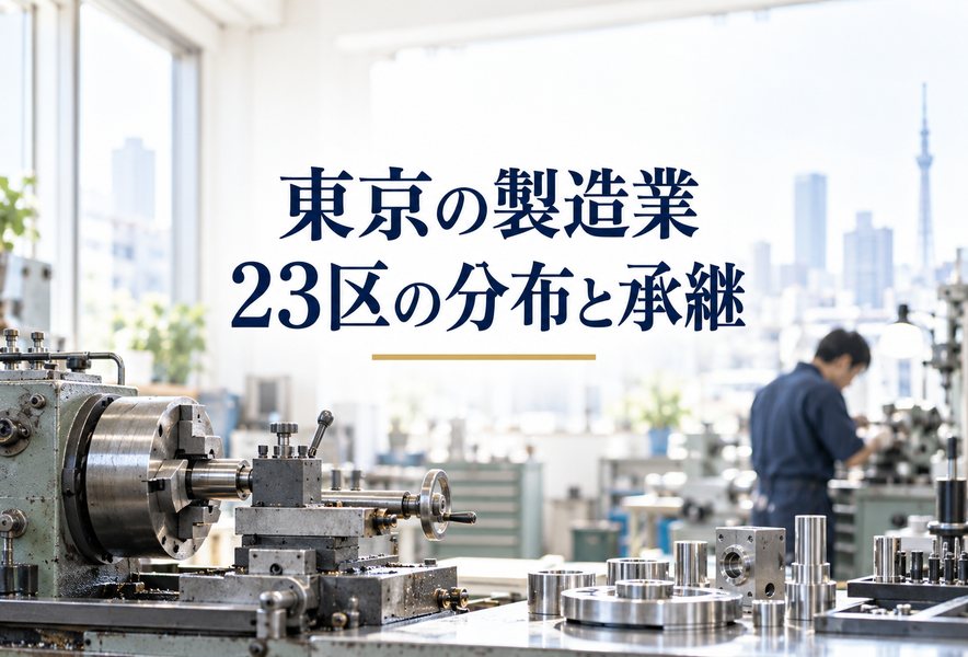 東京の製造業 23区の事業所分布と事業承継