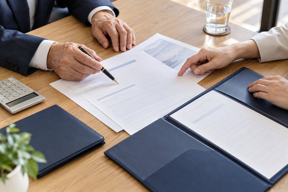 買い手候補の条件と資金計画を資料で確認する会社売却の話し合い