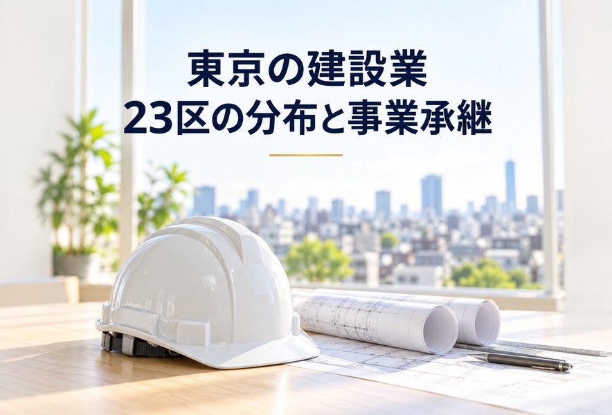 東京の建設業｜23区の分布と事業承継