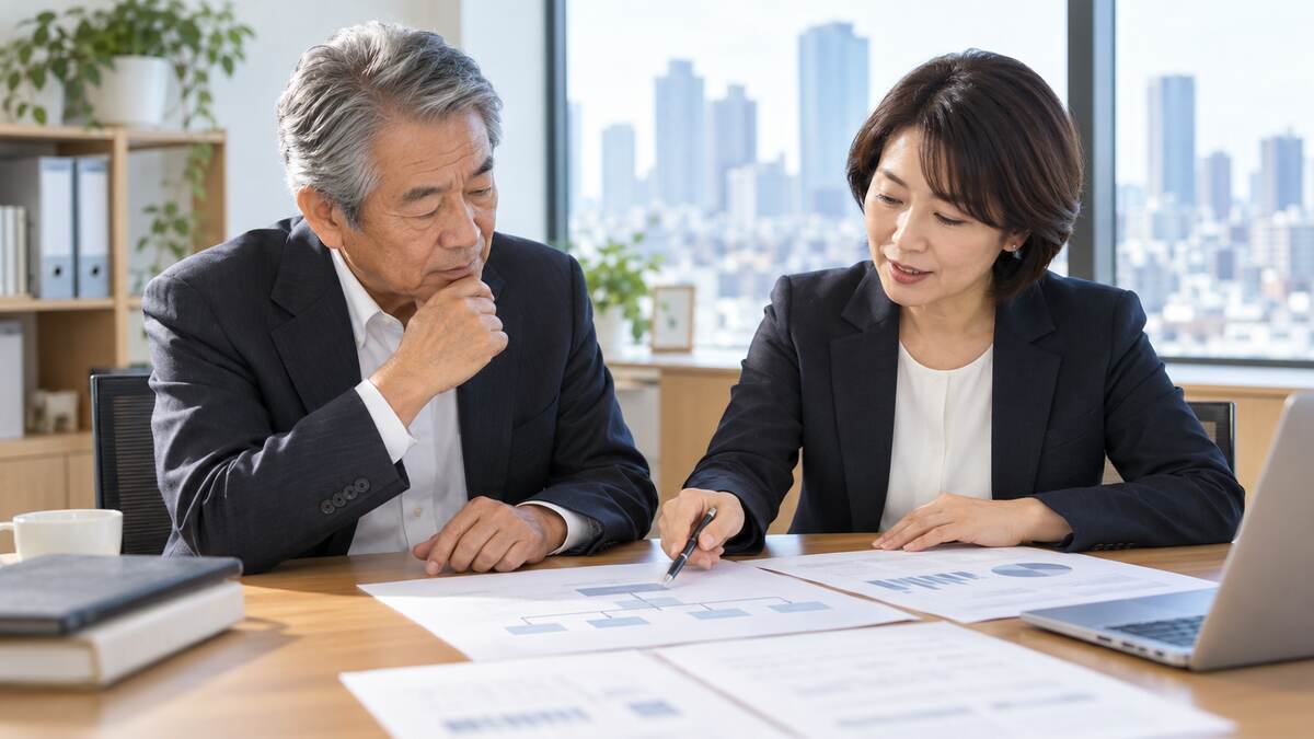 特例承継計画について専門家と相談する東京都内のオーナー社長